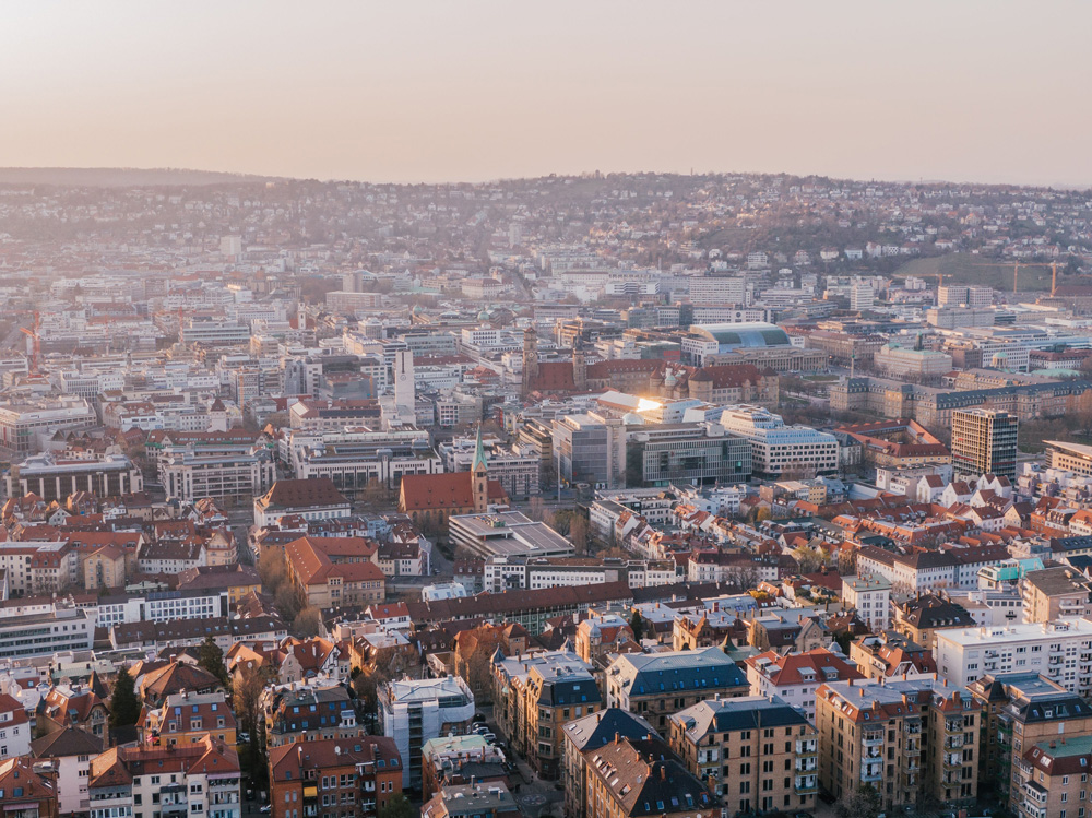 Bild zeigt die Stadt Stuttgart für Umzugsunternehmen in Fellbach